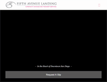Tablet Screenshot of fifthavenuelanding.com